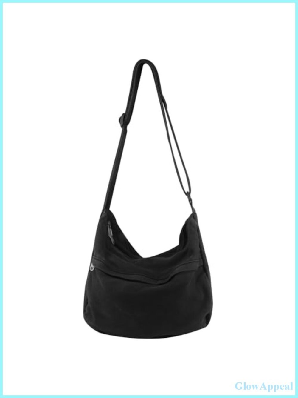 Canvas Casual Messenger Bag Hobo Crossbody Tote Handbag Unisex